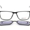 DIOPTRIJSKI OKVIR MAX 2u1 CLIP-ON O.M 714/CS BLK