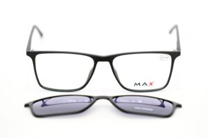 DIOPTRIJSKI OKVIR MAX 2u1 CLIP-ON O.M 714/CS BLK