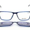 DIOPTRIJSKI OKVIR MAX 2u1 CLIP-ON O.M 714/CS BLU