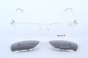 DIOPTRIJSKI OKVIR MAX 2u1 CLIP-ON O.M714/CS CRY